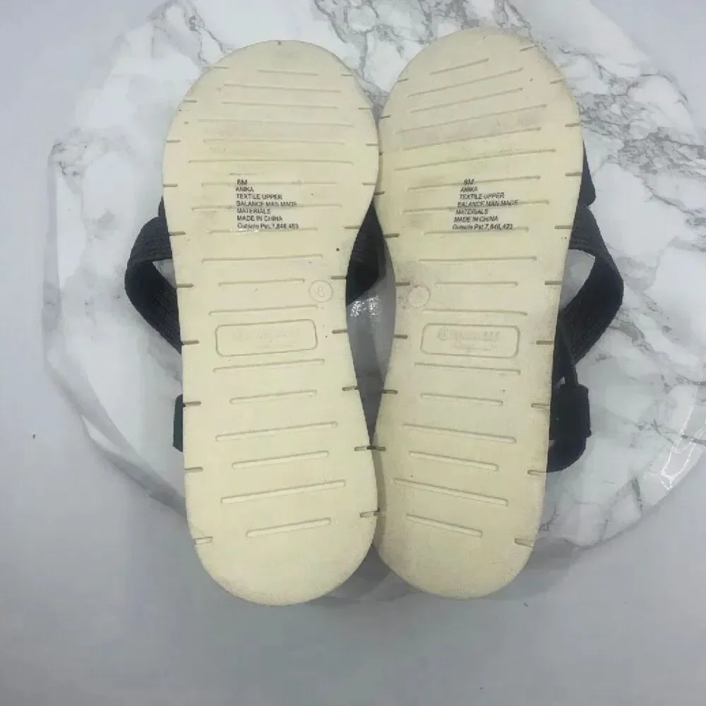 MAKALU Black Anika Strappy Sandals-8M NWOT